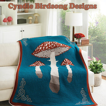 Mushroom Magic blanket