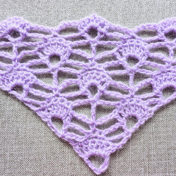 Crochet Bandana/Shawl Pattern/Chart #12
