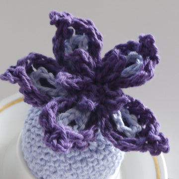 Periwinkle Crochet Egg Cosy