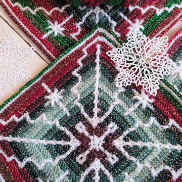 Soft Holly Mosaic Square