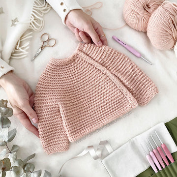 5 sizes- Cuddles Baby Sweater