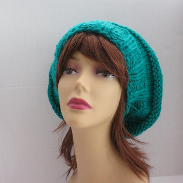 Chunky Mini-Beehive Slouch Hat Pattern