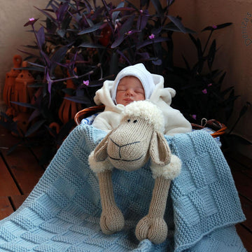 Baby Sheep Toy Blanket