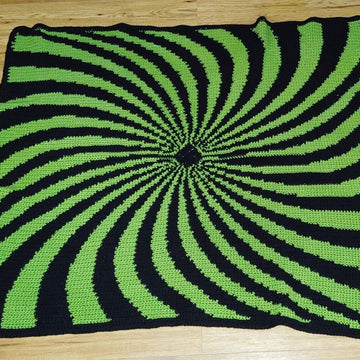 Spiral In Graphghan Pattern