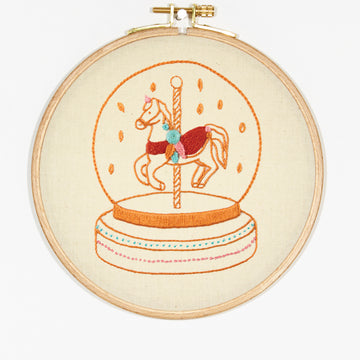 DMC x Srta. Lylo Snowball Carousel Embroidery Pattern - PAT0063_2