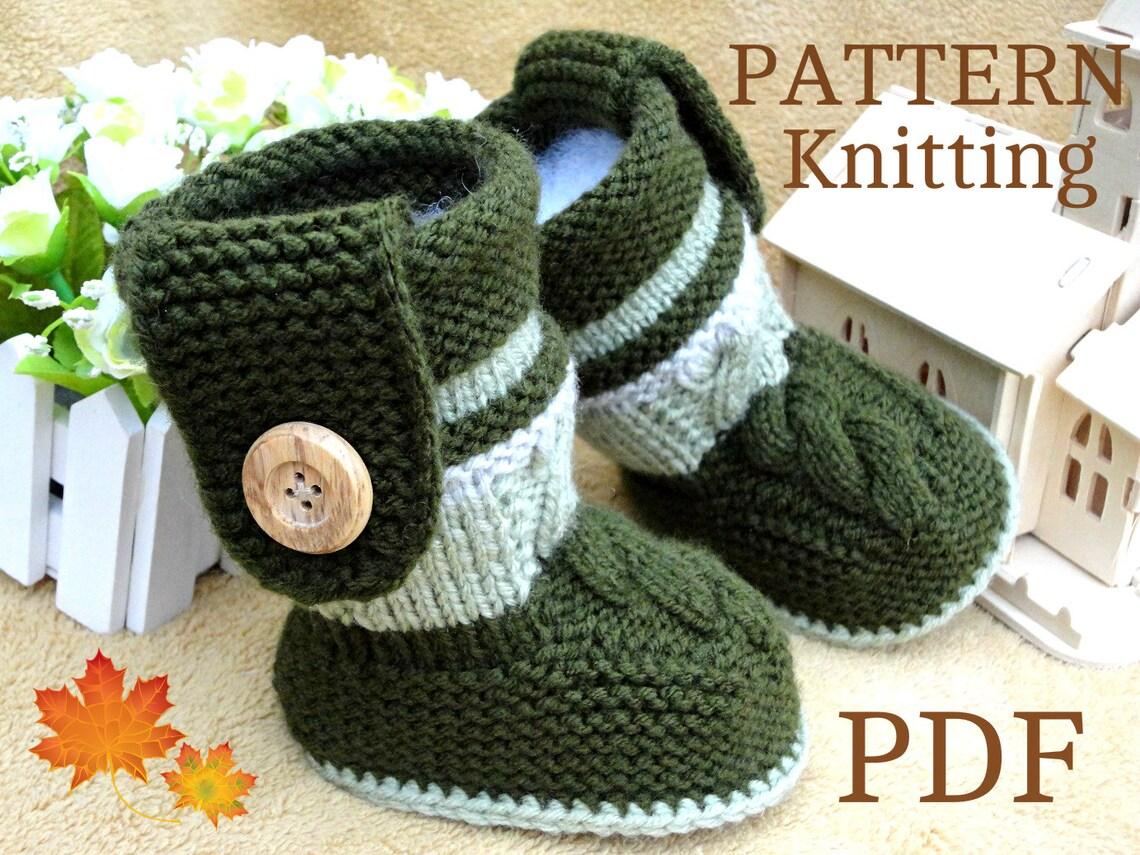 Knit Baby Shoes Baby Boy Pattern