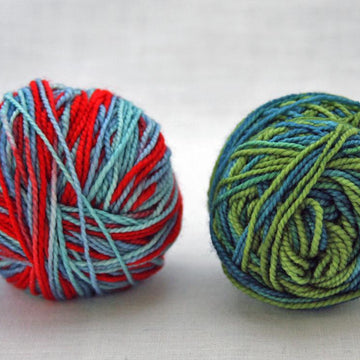 Painted Landscape Fingerless Mitts