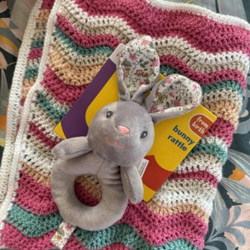 Bunny Wave Baby Blanket