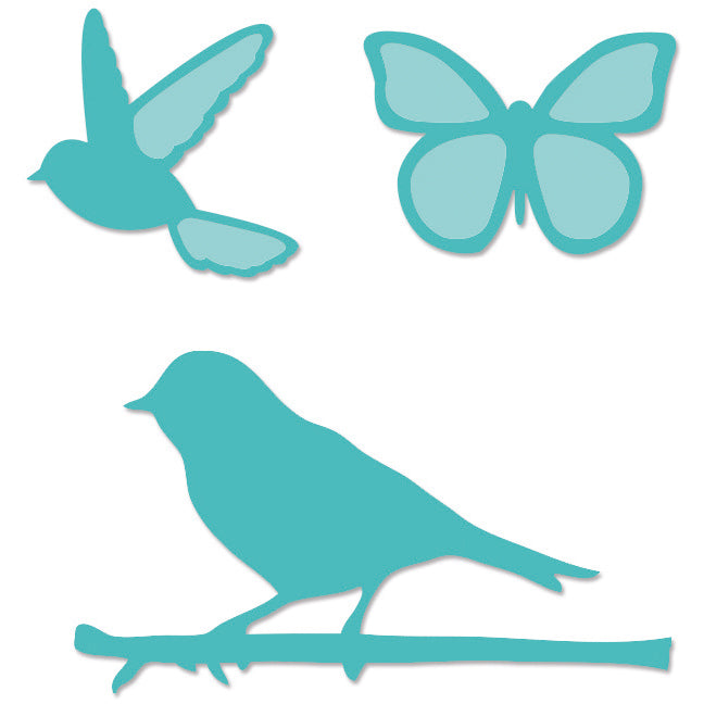 Kaisercraft Dies - Birds & Butterflies 1"X2"