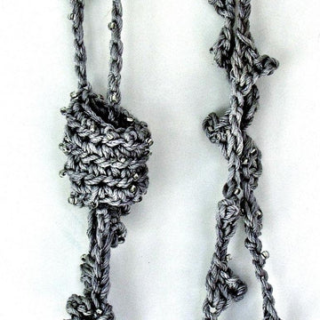 Trailing Vine Freeform Lariat Necklace