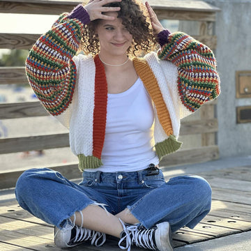 Cozy linen stitch sweater
