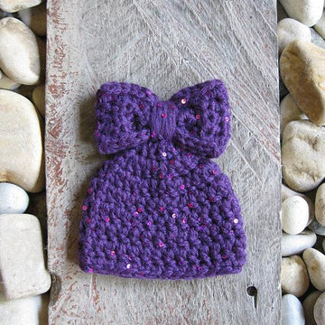 #4 Newborn chunky big bow hat