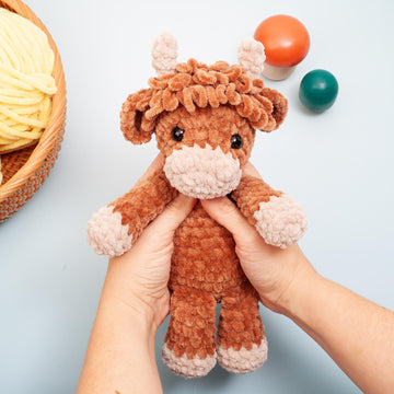Highland Cow Amigurumi Crochet Pattern