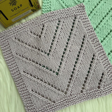 Offset Chevron Washcloth