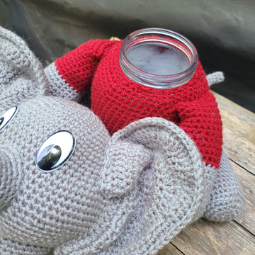 Elephant Stash Jar