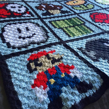 Super Mario blanket