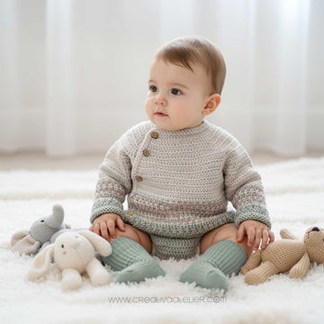 2-4 years - TICA Crochet Sweater / Cardigan