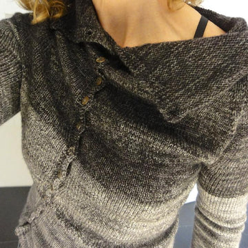 Grey Twist Cardi