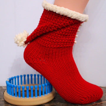 Santa Hat Booties