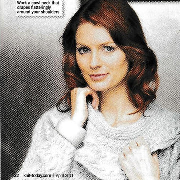Side Knit Cable Jumper
