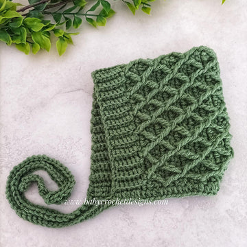 Diamond Pixie Bonnet