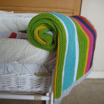 Stripy Bright Blanket