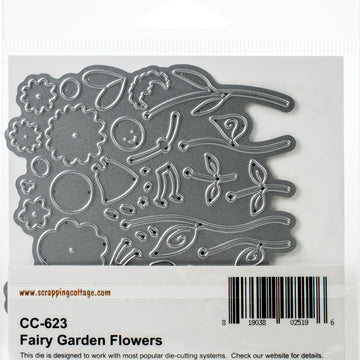 CottageCutz Dies - Fairy Garden Flowers 3"X3.5"
