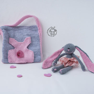 Bunny Peony and a handbag