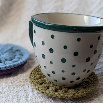 Puff Stitch Coasters