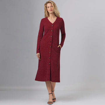 Simplicity S8992 Misses Sweater Dress and Cardigans with Pattern Hacking Options - Sewing Pattern