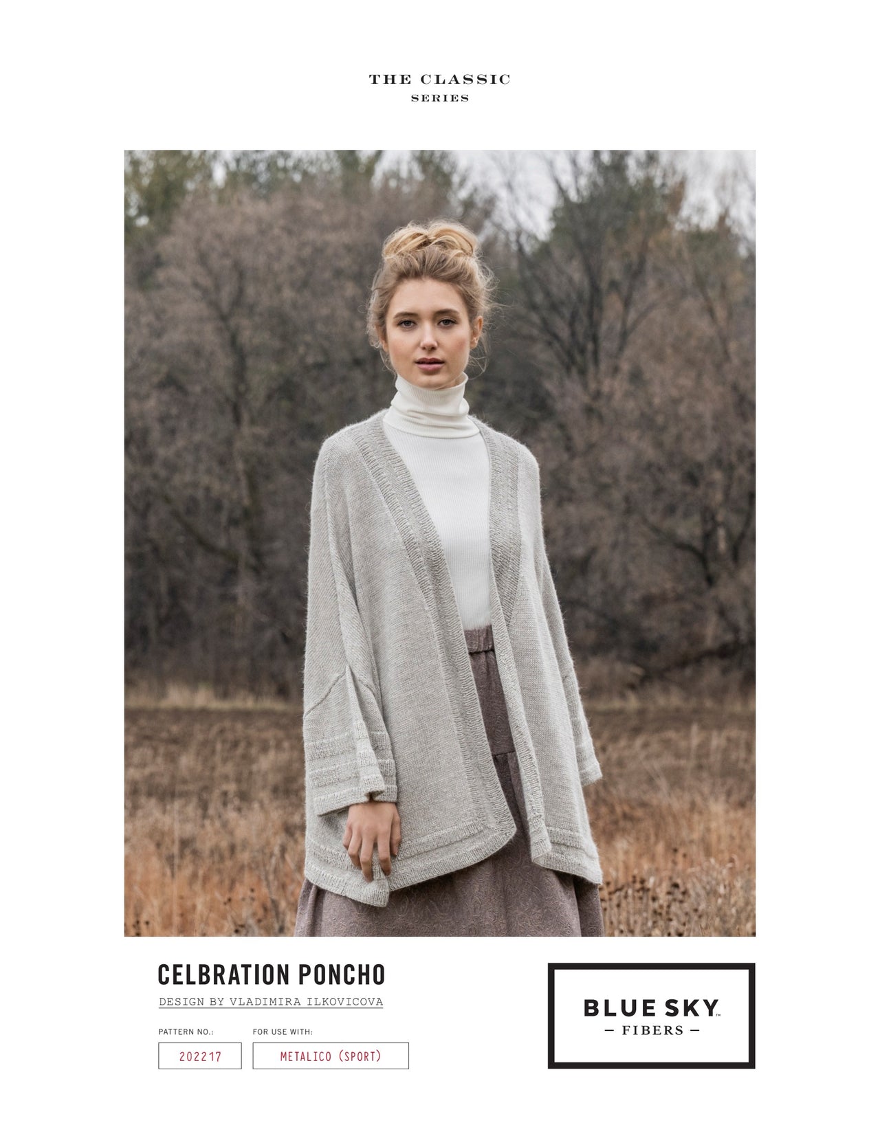 Blue Sky Fibers Celebration Poncho PDF