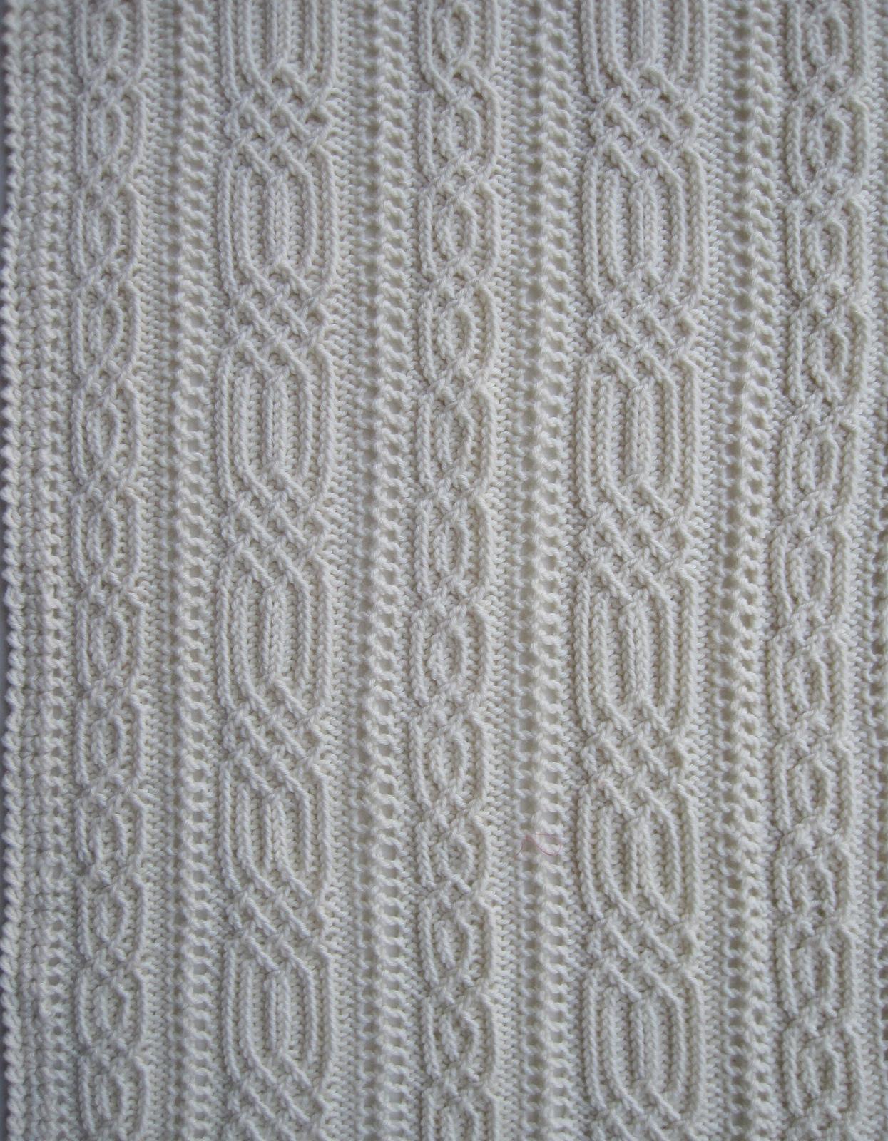 Annecy Alpine CableLace Shawl