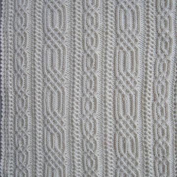 Annecy Alpine CableLace Shawl