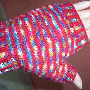 Rainbow mitts