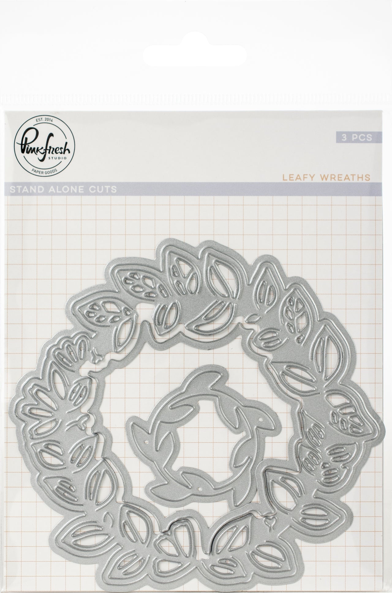 Pinkfresh Studio Die - Leafy Wreaths