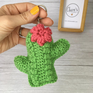 Mini Cactus Keychain