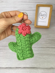 Mini Cactus Keychain