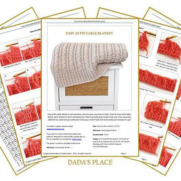 Easy as Pie Cable Blanket