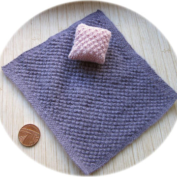 1:12th scale Blackberry throw and cushions