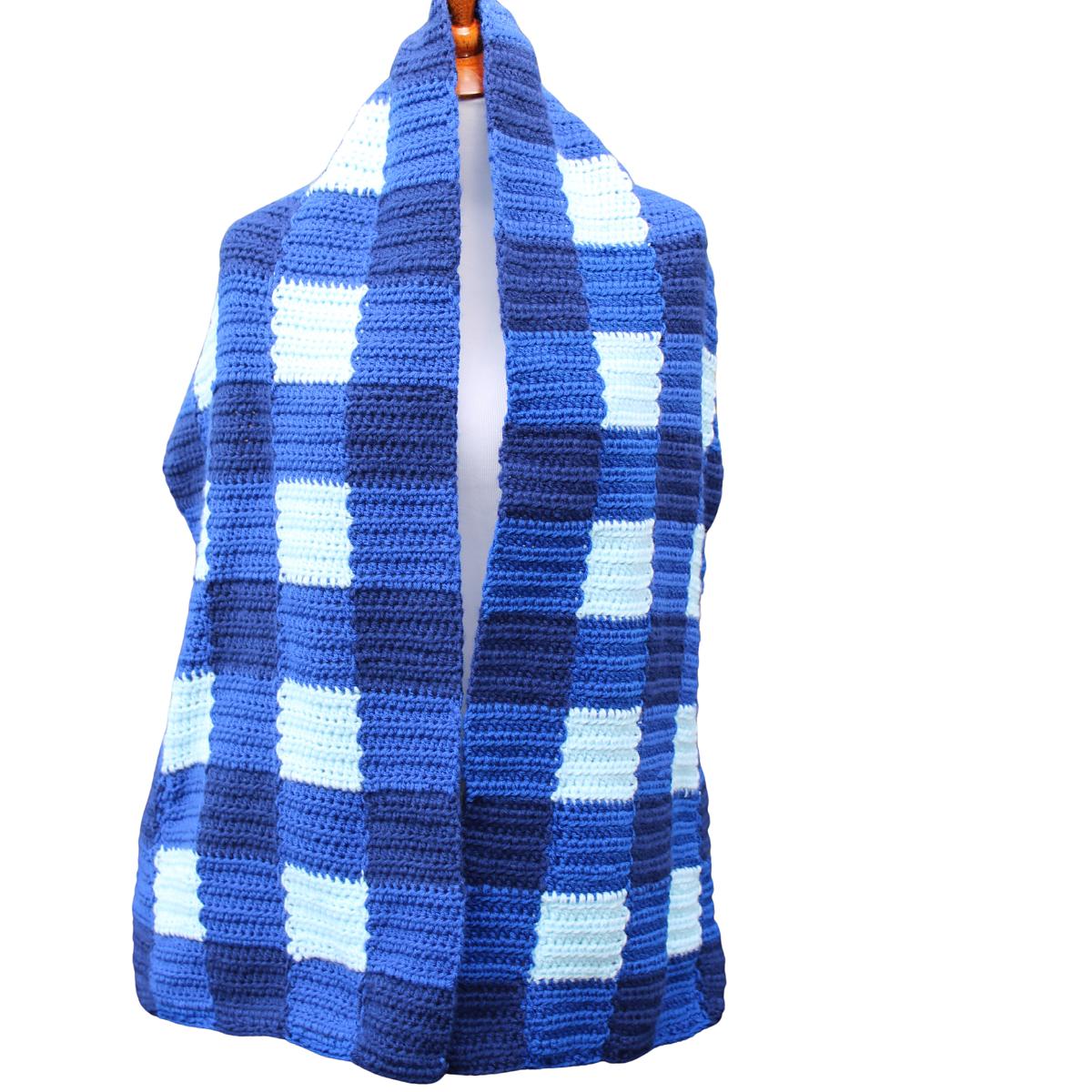 Plaid Pocket Shawl
