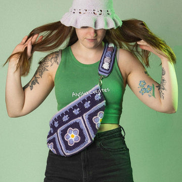 Forget Me Not Flower Bum Bag