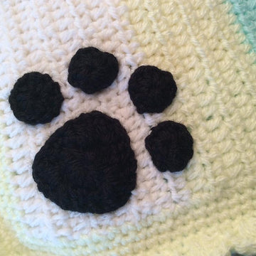 Bear and Paw Print Appliques