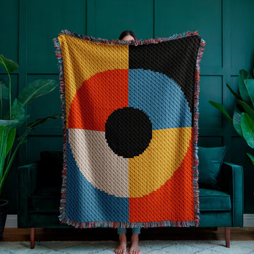 Bauhaus Circle C2C Crochet Pattern