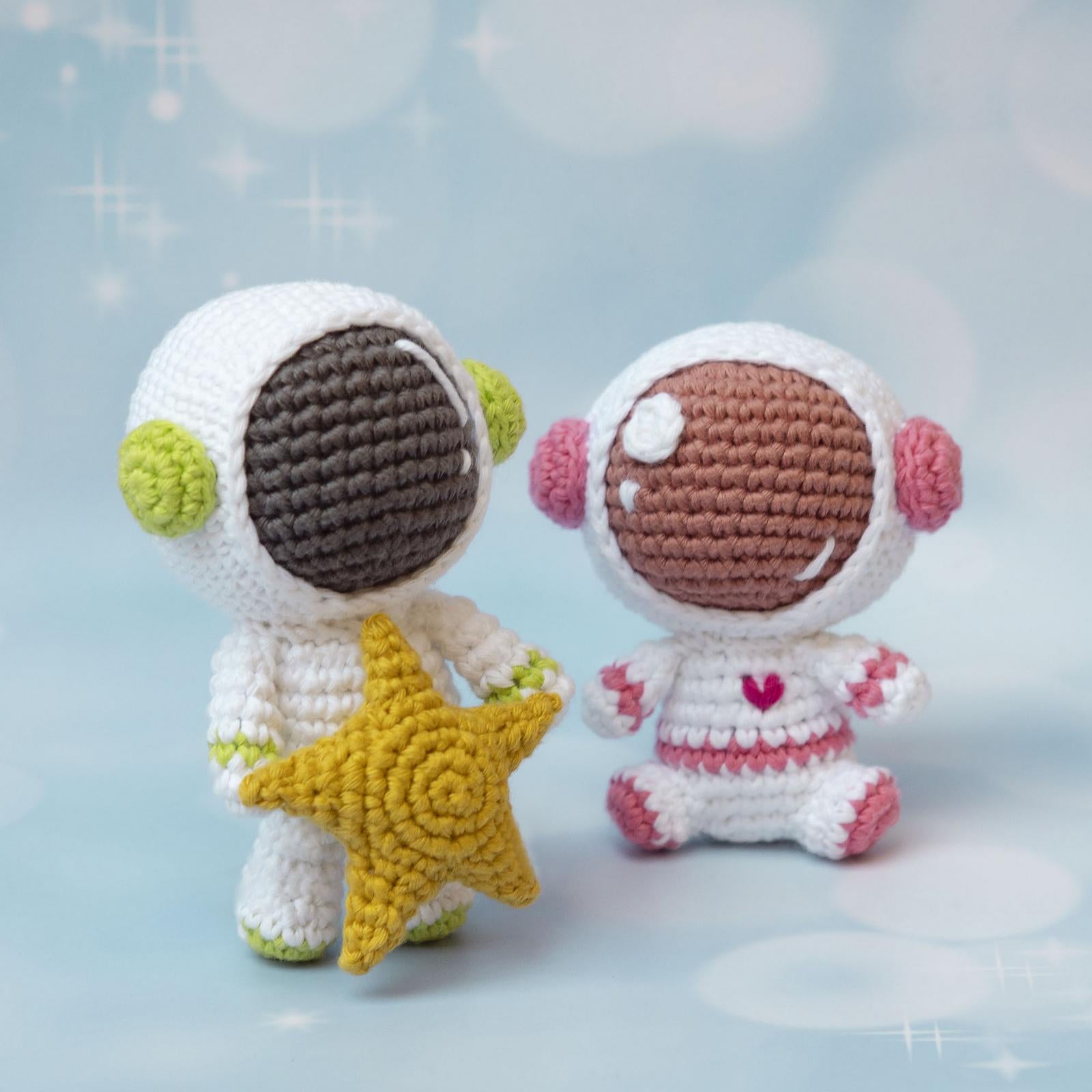 Astronauts with star