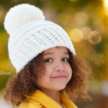 Amelia Hat with Chunky PomPom