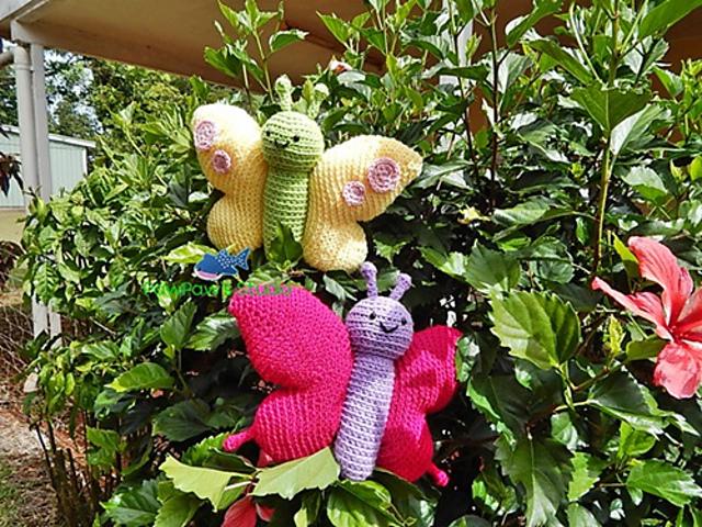 Amigurumi Butterfly Pattern No.61