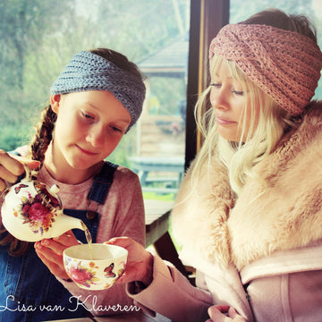 Knit-Look Headwrap Duo
