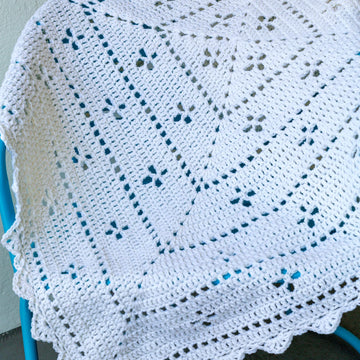 Midwife in a Square Crochet Baby Blanket