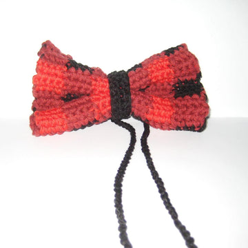 Plaid bow tie