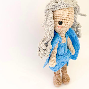 KHALEESI mother of dragons - Crochet Pattern/amigurumi